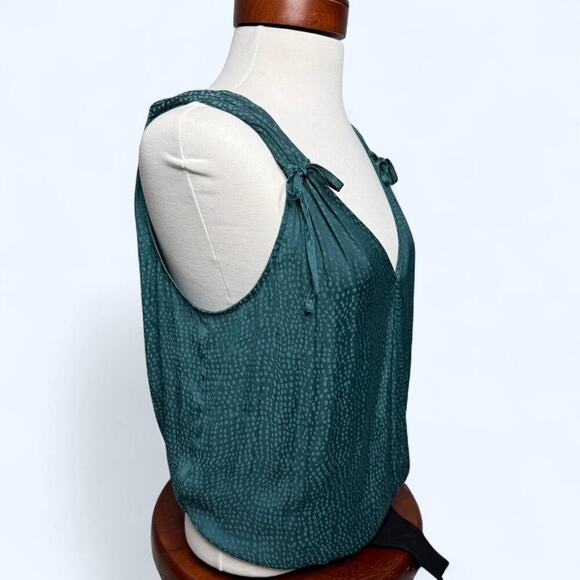 NWT PAIGE Cersia Surplice Bodysuit – Size S - Draped V-Neck - Quiet Luxury Glam - Picture 3 of 7